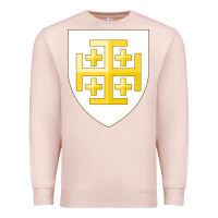 Pale Pink arms of the kingdom of jerusalem Premium Sweatshirt - linhVisuals