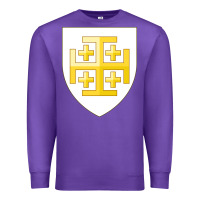 Purple arms of the kingdom of jerusalem Premium Sweatshirt - linhVisuals