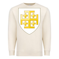Sandshell arms of the kingdom of jerusalem Premium Sweatshirt - linhVisuals
