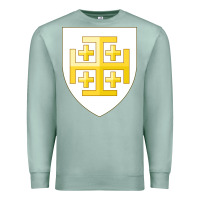 Seafoam arms of the kingdom of jerusalem Premium Sweatshirt - linhVisuals