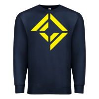 Navy corridor crew Premium Sweatshirt - linhVisuals