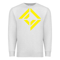 Oatmeal Heather corridor crew Premium Sweatshirt - linhVisuals