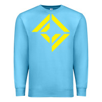 Ocean Blue corridor crew Premium Sweatshirt - linhVisuals