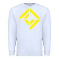 White corridor crew Premium Sweatshirt - linhVisuals