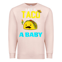 Pale Pink lets taco bout a baby may,5th cinco de mayo mexican party t shirt Premium Sweatshirt - linhVisuals