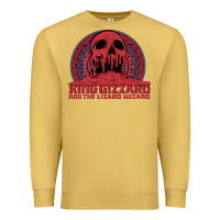 Antique Gold crumbling castle   king gizzard and the lizard wizard Premium Sweatshirt - linhVisuals