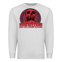 Dove Grey crumbling castle   king gizzard and the lizard wizard Premium Sweatshirt - linhVisuals