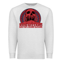Oatmeal Heather crumbling castle   king gizzard and the lizard wizard Premium Sweatshirt - linhVisuals