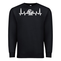 Black tractor Premium Sweatshirt - linhVisuals