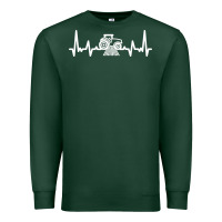 Sports Green tractor Premium Sweatshirt - linhVisuals