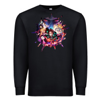 Black kimetsu no yaibathe hinokami chronicles Premium Sweatshirt - linhVisuals