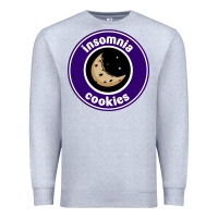 Heather Grey suitable-insomnia-cookies-worn Premium Sweatshirt - linhVisuals
