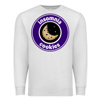 Oatmeal Heather suitable-insomnia-cookies-worn Premium Sweatshirt - linhVisuals