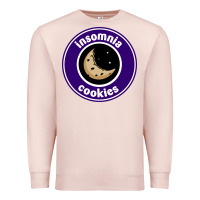Pale Pink suitable-insomnia-cookies-worn Premium Sweatshirt - linhVisuals