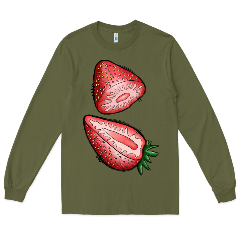 Strawberries 1 Long Sleeve Tee by BundleAndBundleShop | Teevron