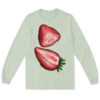 Matcha strawberries 1 Long Sleeve Tee - BundleAndBundleShop