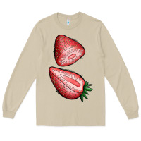 Mushroom strawberries 1 Long Sleeve Tee - BundleAndBundleShop