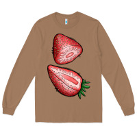 Toasted Coconut strawberries 1 Long Sleeve Tee - BundleAndBundleShop