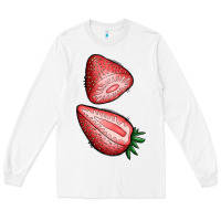 White strawberries 1 Long Sleeve Tee - BundleAndBundleShop