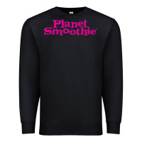 Black suitable-planet-smoothie-worn Premium Sweatshirt - linhVisuals