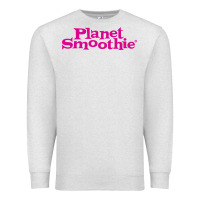 Oatmeal Heather suitable-planet-smoothie-worn Premium Sweatshirt - linhVisuals