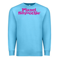 Ocean Blue suitable-planet-smoothie-worn Premium Sweatshirt - linhVisuals