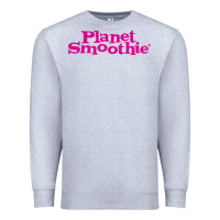 Heather Grey suitable-planet-smoothie-worn Premium Sweatshirt - linhVisuals