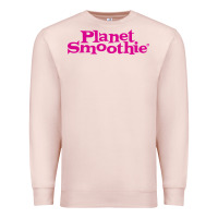 Pale Pink suitable-planet-smoothie-worn Premium Sweatshirt - linhVisuals