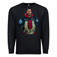 Black nimsdai purja Premium Sweatshirt - linhVisuals
