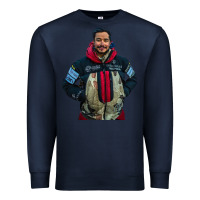 Navy nimsdai purja Premium Sweatshirt - linhVisuals