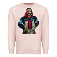 Pale Pink nimsdai purja Premium Sweatshirt - linhVisuals