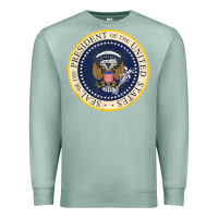 Seafoam fake presidential seal Premium Sweatshirt - linhVisuals