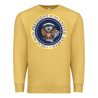 Antique Gold fake presidential seal Premium Sweatshirt - linhVisuals