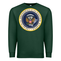 Sports Green fake presidential seal Premium Sweatshirt - linhVisuals