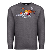 Charcoal Heather calvin Premium Sweatshirt - linhVisuals