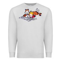 Dove Grey calvin Premium Sweatshirt - linhVisuals