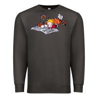 Smoke calvin Premium Sweatshirt - linhVisuals