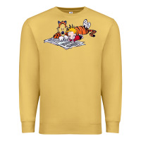 Antique Gold calvin Premium Sweatshirt - linhVisuals