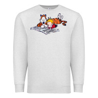 Oatmeal Heather calvin Premium Sweatshirt - linhVisuals