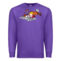 Purple calvin Premium Sweatshirt - linhVisuals