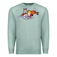 Seafoam calvin Premium Sweatshirt - linhVisuals