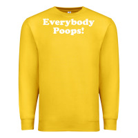 Lemon everybody poops Premium Sweatshirt - linhVisuals