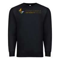 Black Concordia University Irvine Premium Sweatshirt - linhVisuals
