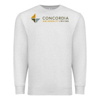 Oatmeal Heather Concordia University Irvine Premium Sweatshirt - linhVisuals