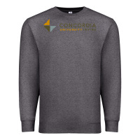 Charcoal Heather Concordia University Irvine Premium Sweatshirt - linhVisuals