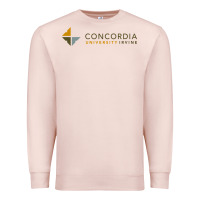 Pale Pink Concordia University Irvine Premium Sweatshirt - linhVisuals