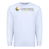 White Concordia University Irvine Premium Sweatshirt - linhVisuals