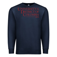 Navy University of the District of Columbia Premium Sweatshirt - linhVisuals