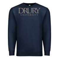 Navy Drury University Premium Sweatshirt - linhVisuals