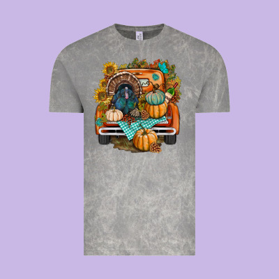 Thanksgiving Truck Bbs Vintage Tee Designed By Bundleandbundleshop